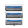 3pcs Retro Rotating 3 Layered Men s Closer Shaving Remove Excess Hair Gift Boxed view 1