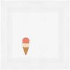 Azeeda 'Double Scoop Ice Cream Cone' Cotton Napkin/Dinner Cloth (NK00044779) view 1