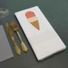 Azeeda 'Double Scoop Ice Cream Cone' Cotton Napkin/Dinner Cloth (NK00044779) view 2