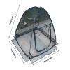 Black Mesh Outdoor Dello Automatic Windproof Camping Travel Patio Canopy view 2