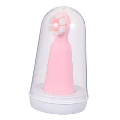 minkissy Silicone Finger Toothbrush and Finger Sleeve Design for Baby and Infant Teeth Cleaning with Three-Sided Soft Bristles Safe Liquid Silicone Material for Newborn Tongue Cleaner
