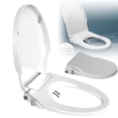Smart Toilet Seat, Electric Bidet with Self-Cleaning Nozzle, Hot & Cold Dryer for Enhanced Comfort and Hygiene