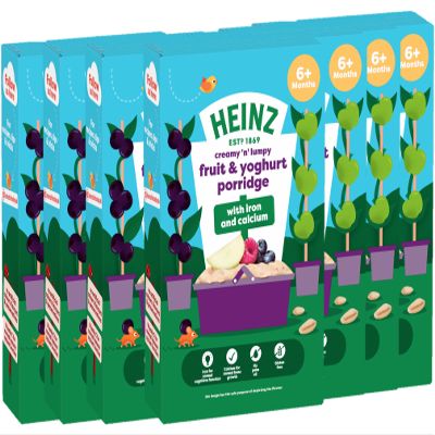 HEINZ Baby Food Fruit and Yoghurt Porridge 7x125g
