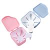 FOMIYES 2pcs Denture Cleaning Box Portable Holder for False Teeth Denture Cup Soaking Case Travel Use view 1