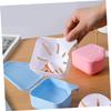 FOMIYES 2pcs Denture Cleaning Box Portable Holder for False Teeth Denture Cup Soaking Case Travel Use view 4