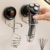 Electric Razor Holder - 7.2x2.17 Inches Suction Cup Hanger for Organized Storage, Bathroom Efficiency with Toiletry Holding Function, Rack Holder for RV Apartment Hotel Use, Stainless Steel view 4