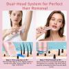 3-in-1 Lady Shaver & Bikini Trimmer for Women | Dual Head Electric Razor | USB-C Rechargeable Facial & Body Hair Remover for Lips, Underarms, Intimate Areas | IPX7 Waterproof Women's Shaver view 4