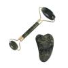 2 PCS Massager Roller Skin Care Tools for The Face Roller Gouache Scraper(Dark Green) view 1