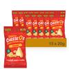 CheeseO's Crunchy Baked Cheddar Cheese Snacks Pack of 15x20g - Cheddar Bites, Keto Snacks, High Protein Snack, Baked Crisps Low Carb Gluten Free Vegetarian Savoury Snack view 1