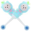 ZUNOXAZ 2pcs Soft Bristles Silicone Children Toothbrushes for Toddlers with Cute Bear Shape, Safe and Gentle Manual Tooth Brushes Suitable for Kids Aged 0-9 Years view 1