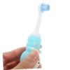 ZUNOXAZ 2pcs Soft Bristles Silicone Children Toothbrushes for Toddlers with Cute Bear Shape, Safe and Gentle Manual Tooth Brushes Suitable for Kids Aged 0-9 Years view 4