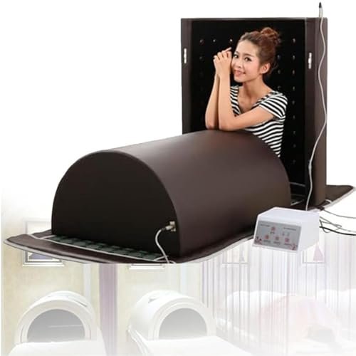 Far Infrared Sauna Dome - 360 Degree Coverage with Therapeutic Stones Heated Mat, Zero Home Spa Body Care Solution
