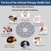 Far Infrared Sauna Dome - 360 Degree Coverage with Therapeutic Stones Heated Mat, Zero Home Spa Body Care Solution view 3