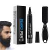 Beard Fountain Pen - Natural Beard Filler Pen Set - Long-Lasting Hairline Moustache Brush for Daily Beard Care Eyebrows Goatee view 1