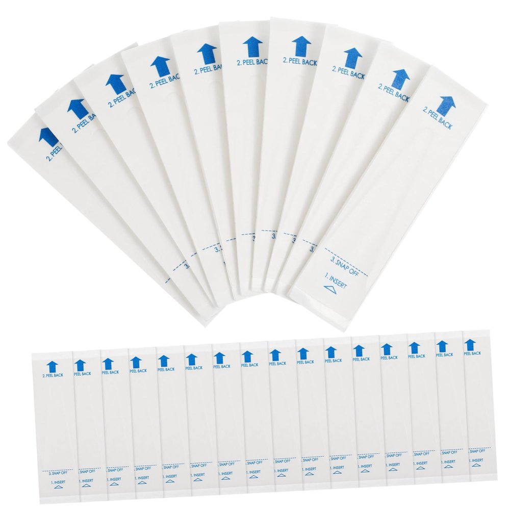 Healeved 100pcs Disposable Digital Covers Safe Pe Material Protective Thin Film Sleeve Easy to Use Hygienic Oral Probe Cover for Children and Adults