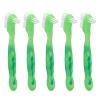 FreshCart Basics False Teeth Brush, Safe Denture Brush, Ergonomic Dirt Removal, Professional for Daily Life (Green) view 2