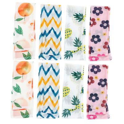 Alipis 4 Pairs Cooling White Polyester Arm Sleeves with UV Sun Protection and Machine Washable Feature, for Driving and Fishing Outdoor Activities Style