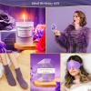 Birthday Gift for Women Girls Birthday Gift for Ladies Relaxing Spa Box Her Self Care Basket Present Hamper Pamper Gifts for Her Valentine's Day Gift Get Well Soon Gift for Sister Friends with Blanket view 3