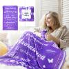 Birthday Gift for Women Girls Birthday Gift for Ladies Relaxing Spa Box Her Self Care Basket Present Hamper Pamper Gifts for Her Valentine's Day Gift Get Well Soon Gift for Sister Friends with Blanket view 4