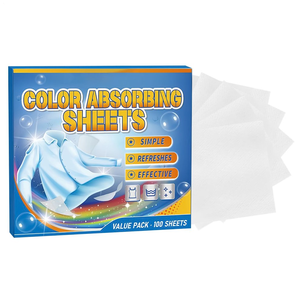 Color Catchers for Laundry Dye Absorber Grabber Pads Clothing Care