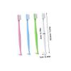 FOMIYES 4Pcs Double Headed Interdental Toothbrushes Ergonomic Design Soft Bristles for Orthodontic Braces Receding Gums and Detail Cleaning Multi Color for Precise Interspace Care view 2