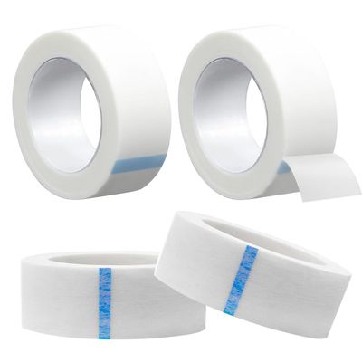 4 Rolls of 1.25cm x 9.1m Breathable Micropore Surgical Tape for Medical and DIY Applications
