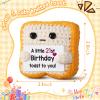 21st Birthday Gifts for Her & Him - Finally 21 Gift for Women, Men - Funny Crochet Toast, Unique Bar Cart Decor & Card Alternative view 2