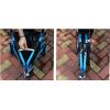 Folding Rollator Walker with Seat & Bag - Convenient Mobility Aid for Elderly & Handicapped Users - 3 Wheel Tri Walker with Lockable Brakes & Carry Bag - Comfortable & Portable view 4