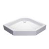 Acrylic Shower Base Tray with Drain, Slip-Resistant Surface, Leakproof Design for Modern Bathroom Installation view 1