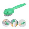 PLAFOPE Soft Bristle Scrub Brush for Shoes and Clothes Ergonomic Long Handle Household Cleaning Brush Pet Material Comfortable Grip for Bathroom and Laundry Use view 2