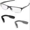 PapaViva 2 Pieces Replacement Nose Pads for Oakley Portal OO9446/Portal X OO9460 - Grey + Black Euro Fit view 1