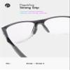PapaViva 2 Pieces Replacement Nose Pads for Oakley Portal OO9446/Portal X OO9460 - Grey + Black Euro Fit view 3