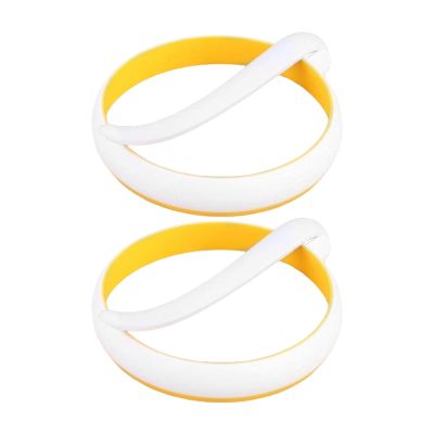 Egg Rings for Grill Plate, Pack of 2 Breakfast Egg Rings, Pancake Shaper, Kitchen Mould - Reusable Mould for Burger Rolls Breakfast at Home Baking Camping Brunch