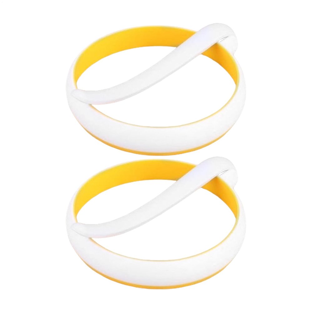 Egg Rings for Grill Plate, Pack of 2 Breakfast Egg Rings, Pancake Shaper, Kitchen Mould - Reusable Mould for Burger Rolls Breakfast at Home Baking Camping Brunch