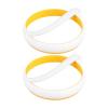 Egg Rings for Grill Plate, Pack of 2 Breakfast Egg Rings, Pancake Shaper, Kitchen Mould - Reusable Mould for Burger Rolls Breakfast at Home Baking Camping Brunch view 1