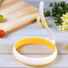 Egg Rings for Grill Plate, Pack of 2 Breakfast Egg Rings, Pancake Shaper, Kitchen Mould - Reusable Mould for Burger Rolls Breakfast at Home Baking Camping Brunch view 2