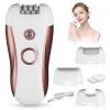 2026 Upgraded Epilator for Women - 4-in-1 Full Body Epilator with Electric Shaver & Foot File, Rechargeable Wet & Dry Use for Face, Legs, Arms, Underarms, Bikini & Feet - Cordless Facial Hair Remover view 1