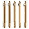 5 PCS Portable Titanium Toothpicks Reusable Pocket Toothpick Multifunctional Metal Toothpick with Protective Holder Key Ring for Outdoor Picnic Camping Traveling view 1