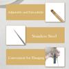 5 PCS Portable Titanium Toothpicks Reusable Pocket Toothpick Multifunctional Metal Toothpick with Protective Holder Key Ring for Outdoor Picnic Camping Traveling view 3