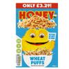 Honey Wheat Puffs 520g Puffed Wheat Sweetened with Sugar & Honey, Fortified with Vitamins & Iron - Healthy Breakfast Cereal for Energy Boost Mnt (2 x Pack) view 2