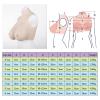 High Collar Realistic Silicone Breast Forms Fake Breast Boobs Enhancer Suitable for Mastectomy Prosthesis Weddings Christmas Halloween Cosplay(Yellow Skin,B) view 2