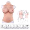 High Collar Realistic Silicone Breast Forms Back Hollow Out Fake Breast Suitable for Mastectomy Prosthesis Weddings Crossdressers Christmas Halloween Cosplay(White Skin,E/F~3250g) view 2