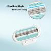 8 PCS Women's Razor Blade Refills with Blue Handle Suitable for Gillette Venus, 3-Layer Replacement Blades for a Smooth, Close Shave. Ideal for Bathroom & Travel, Easy to Replace & Washable for view 4