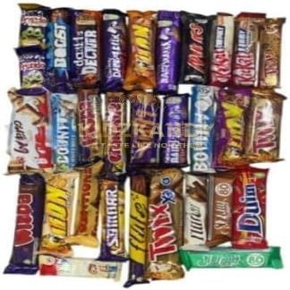 Chocolate Hamper Mix 42 Different Chocolate Bars, Take A Moment To Savor The Rich Flavors And Heavenly Goodness Of Chocolate