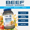 Applied Nutrition Beef Mass Gainer Protein Powder 42g Beef Protein Isolate, High Calorie Weight Gainer Supplement, Lactose Free, Low Sugar (3.13kg 25 Servings) (Tropical Vibes) view 2