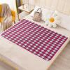 Morbuy Washable Incontinence Bed Pads for Kids and Adults, Waterproof Incontinence Pads for Bed Machine Washable Reusable Adjustable for Wheelchair Car Sofa (115*200cm,SC Red Tartan) view 1