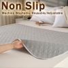 Morbuy Washable Incontinence Bed Pads for Kids and Adults, Waterproof Incontinence Pads for Bed Machine Washable Reusable Adjustable for Wheelchair Car Sofa (115*200cm,SC Red Tartan) view 2