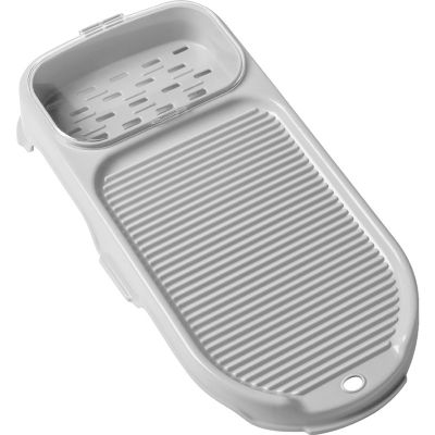 board 2 in 1 Portable Nonslip Plastic Washing Laundry Board with Soap Holder