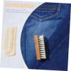 LRXIYODE down Jacket Brush Soft Bristles Nylon Scrub Brush Wooden Handle for down Jackets and Coats view 2