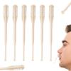 2-in-1 Nasal Hair Cutter, 2025 Upgrade Double Sided Nose Hair Knife 360 Rotating Manual Nose Hair Trimmer with Ear Picker, Nostril Hair Remover Tool Soft Cleaning Brush for Men & Women (6)